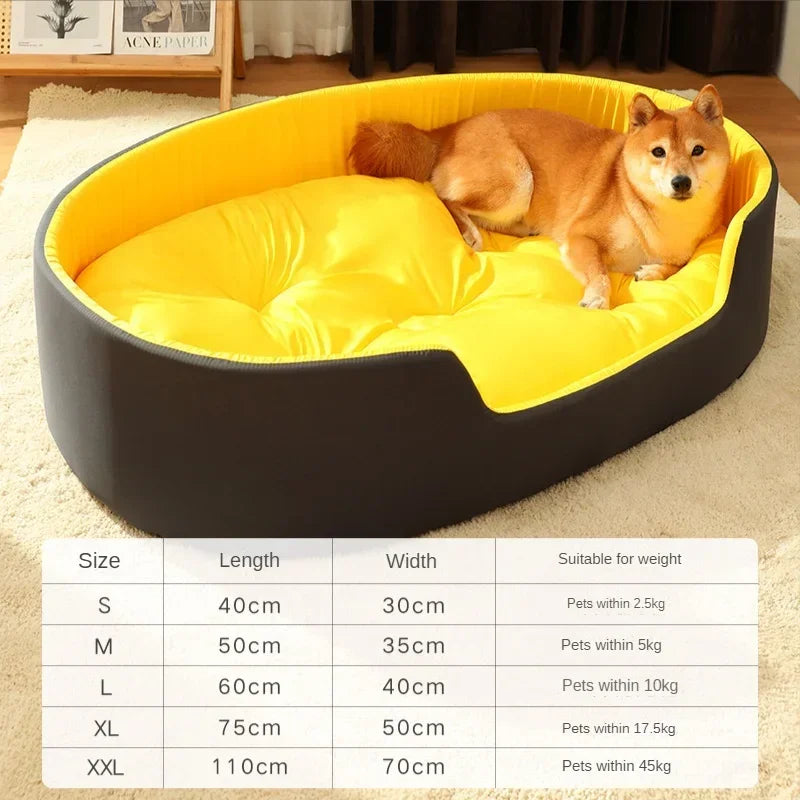 Pet Dog Bed Four Seasons Universal Big Size Extra Large Dogs House Sofa Kennel Soft Pet Dog Cat Warm Bed S-XL Pet Accessories